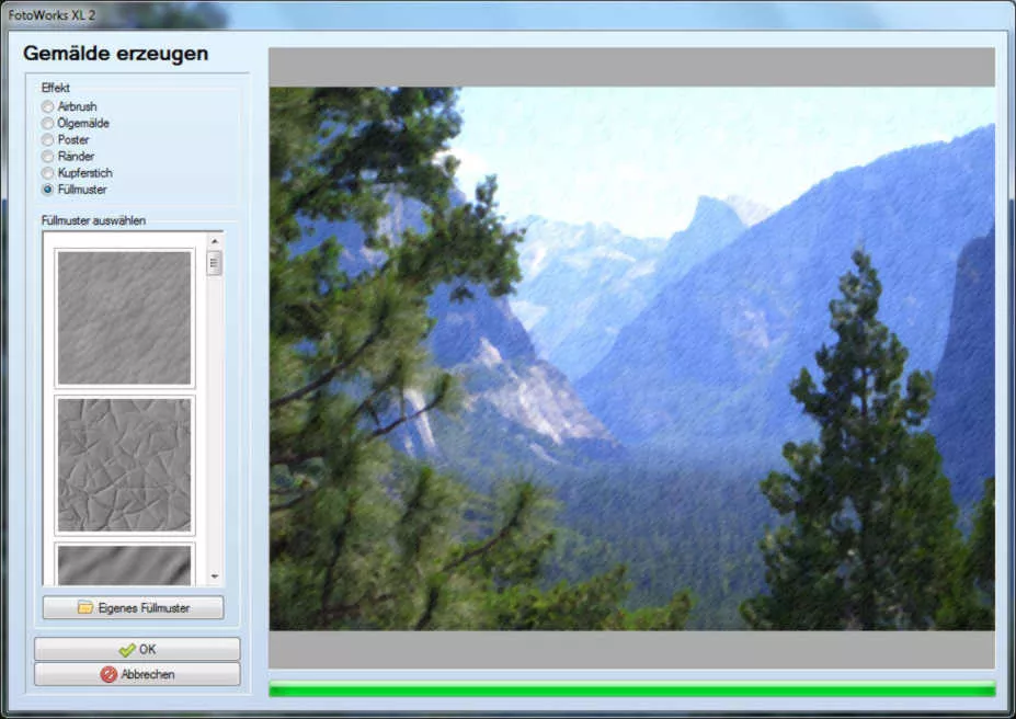 Fotos bearbeiten damit es wie ein Gemälde aussieht Fotos bearbeiten mit Leinwand-Effekt